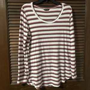 Evereve ribbed knit striped tunic